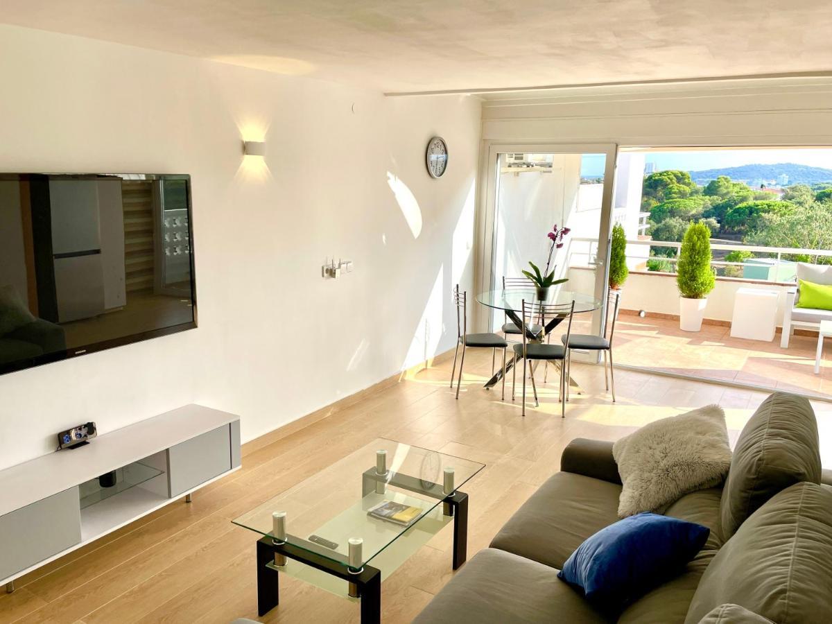 Modern Penthouse With Big Terrace Daire Platja d'Aro Dış mekan fotoğraf